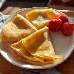 รูปของ 生米で作る英国パンケーキ(クレープ風)