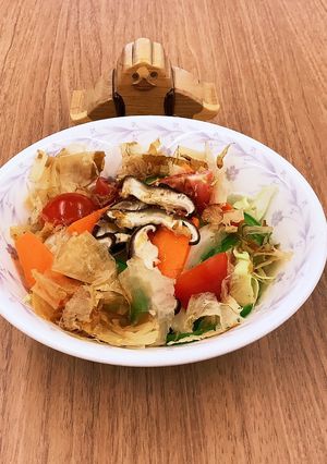 【大崎市】しいたけレンチンサラダ【簡単】-レシピのメイン写真