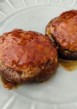 肉厚椎茸の肉詰め(甘辛ダレ)-レシピのメイン写真