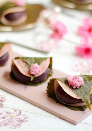 フライパンで簡単！桜餅(関東風）-レシピのメイン写真