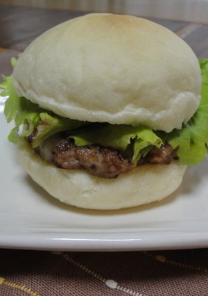 ふんわり白いハンバーガーの作り方♡-レシピのメイン写真