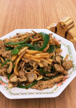 【大崎市】チンジャオロース【学校給食】-レシピのメイン写真