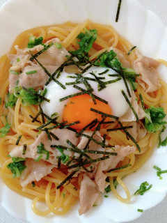 ワンパン!豚バラの和風パスタ-レシピのメイン写真
