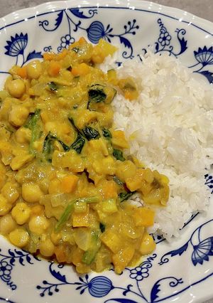 最速15分で完成!ひよこ豆のカレー-レシピのメイン写真