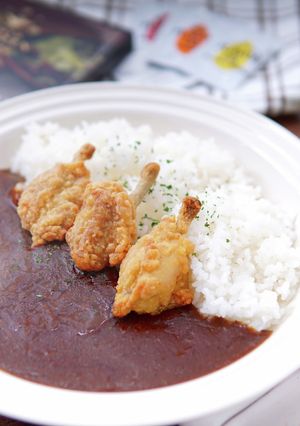 冷凍食品マイスターのカレー＆ヒーロー揚げ-レシピのメイン写真