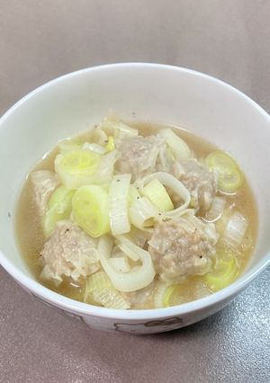 シュウマイたっぷり、中華スープ-レシピのメイン写真