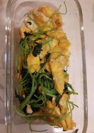 三葉と卵の中華炒め-レシピのメイン写真