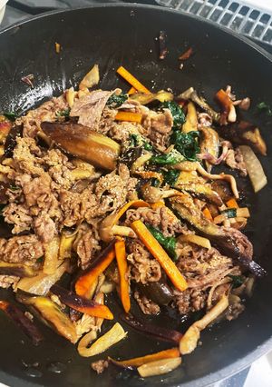 キンパ　牛肉　沢庵　簡単-レシピのメイン写真