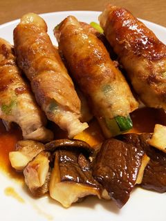 青ネギとエリンギの肉巻き-レシピのメイン写真