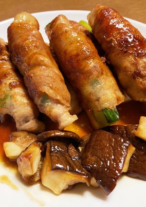 青ネギとエリンギの肉巻き-レシピのメイン写真