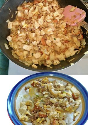 やわらか竹輪と牛挽のお口に優しい煎り豆腐-レシピのメイン写真