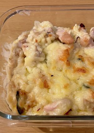 ホクホク食感!カボチャとチキンのグラタン-レシピのメイン写真