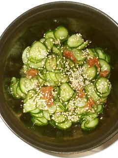 きゅうりの梅肉あえ♪風邪で食欲ない時簡単-レシピのメイン写真