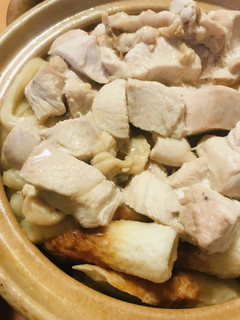 めんつゆ出汁●おでん風鶏煮込みうどん鍋-レシピのメイン写真