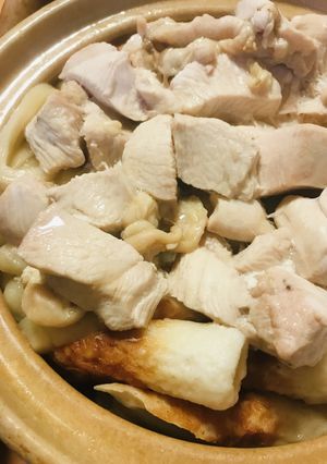 めんつゆ出汁●おでん風鶏煮込みうどん鍋-レシピのメイン写真