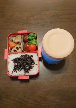 中学生女子弁当2024/02/28-レシピのメイン写真