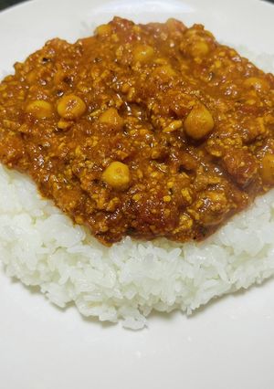 S&Bの赤缶カレー粉でキーマカレー-レシピのメイン写真