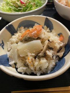 鮭と長芋の炊き込みご飯-レシピのメイン写真