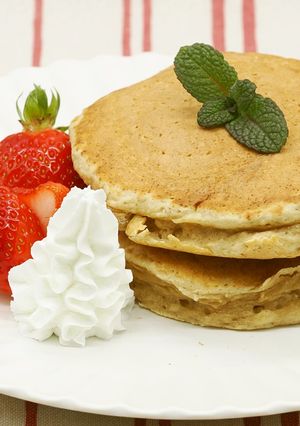 きくらげパウダーでしっとりホットケーキ-レシピのメイン写真