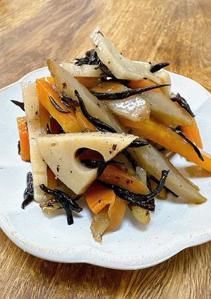 喜晴の塩出汁で♡ひじきの煮物-レシピのメイン写真