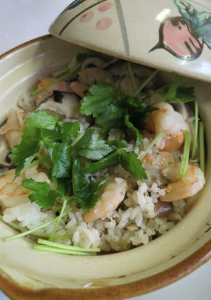 百均の土鍋で釜飯-レシピのメイン写真