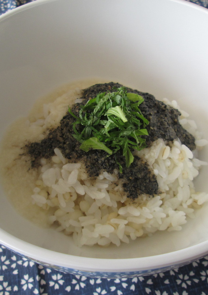 麦とろごはん～黒ごまだれを添えて～-レシピのメイン写真