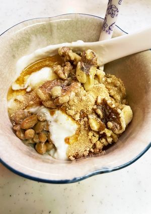 ☆きなこヨーグルト納豆蜂蜜☆ 夜食べる！-レシピのメイン写真