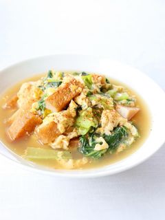 安定の味【小松菜とさつま揚げの煮浸し】-レシピのメイン写真