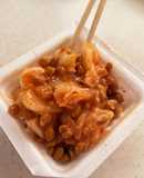納豆のパックで洗い物なし☆納豆キムチ餅