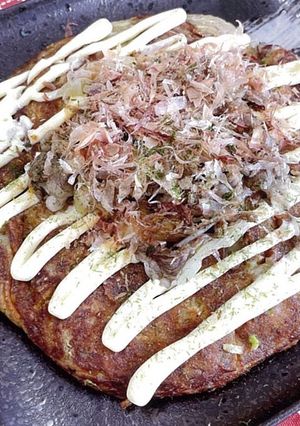 【リメイク】芋煮で作る!!絶品モダン焼き-レシピのメイン写真