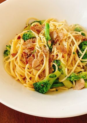 ブロッコリーとベーコンのオイルパスタ-レシピのメイン写真