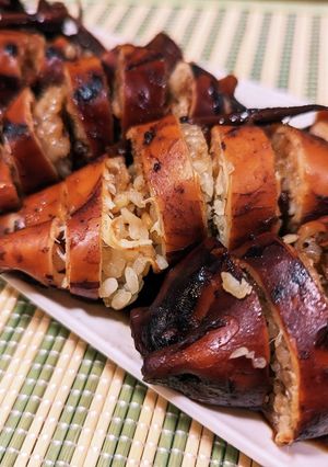 白米で作る!烏賊を食べ切るイカめし-レシピのメイン写真