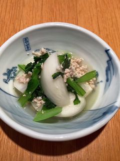 かぶと青菜の煮びたし-レシピのメイン写真