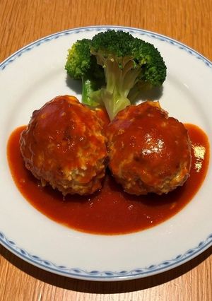 簡単★えのき入りハンバーグ-レシピのメイン写真