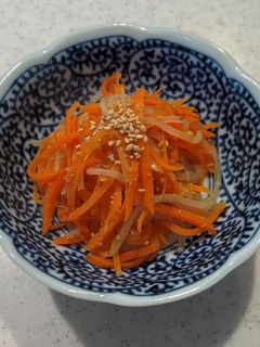 人参としらたきのごまきんぴら-レシピのメイン写真
