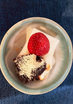 イチゴ餡子焼きもち-レシピのメイン写真