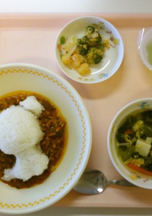 ★保育園給食★大豆入りドライカレー-レシピのメイン写真