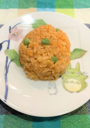 ツナ入りトマトライス【子育て支援課】-レシピのメイン写真