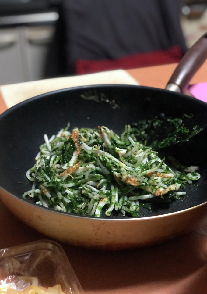 生青のりとちくわともやし炒め-レシピのメイン写真