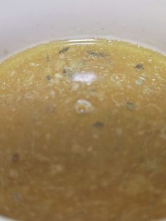サバ缶の液体で味噌汁(レンジで)-レシピのメイン写真