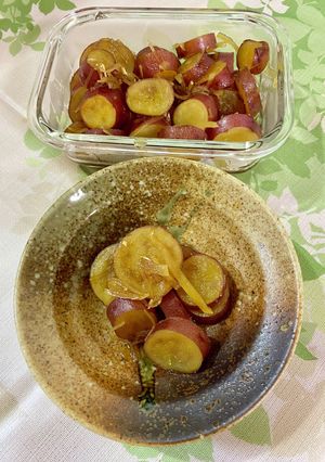 茅乃舎　黄金比だしでさつまいもの生姜煮-レシピのメイン写真