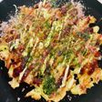 残り物で★米粉のお好み焼き