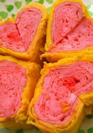 ☆~可愛いハートの卵焼き~☆-レシピのメイン写真