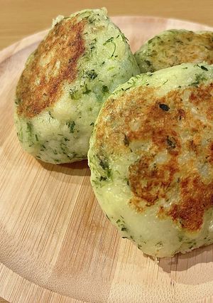 もちもち食感!青のりチーズいももち-レシピのメイン写真