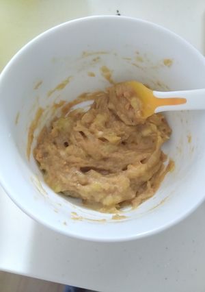 1分で!きなこバナナペースト☆離乳食にも-レシピのメイン写真