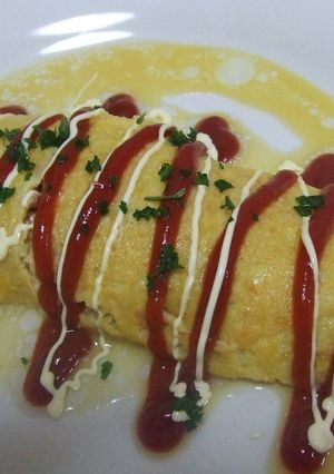 朝食に❤卵とｼｰﾁｷﾝ❤とろとろオムレツ-レシピのメイン写真