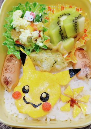ピカチュウ　キャラ弁-レシピのメイン写真