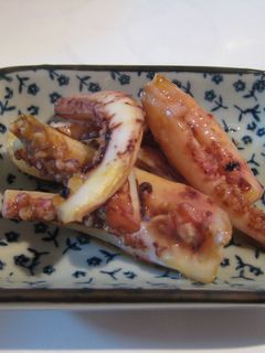 酒のおつまみにイカの肝醤油焼き-レシピのメイン写真