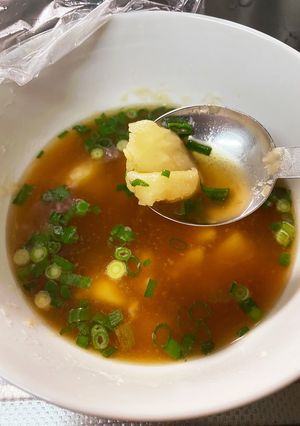 何もない日のレンジすいとん-レシピのメイン写真