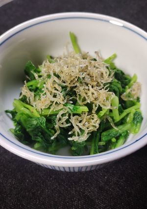 菜っ葉を美味しく (大根の葉)-レシピのメイン写真